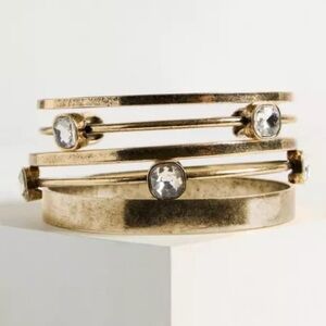 NWT TORRID Burnished Gold Bangles Set - Women’s Bracelet
